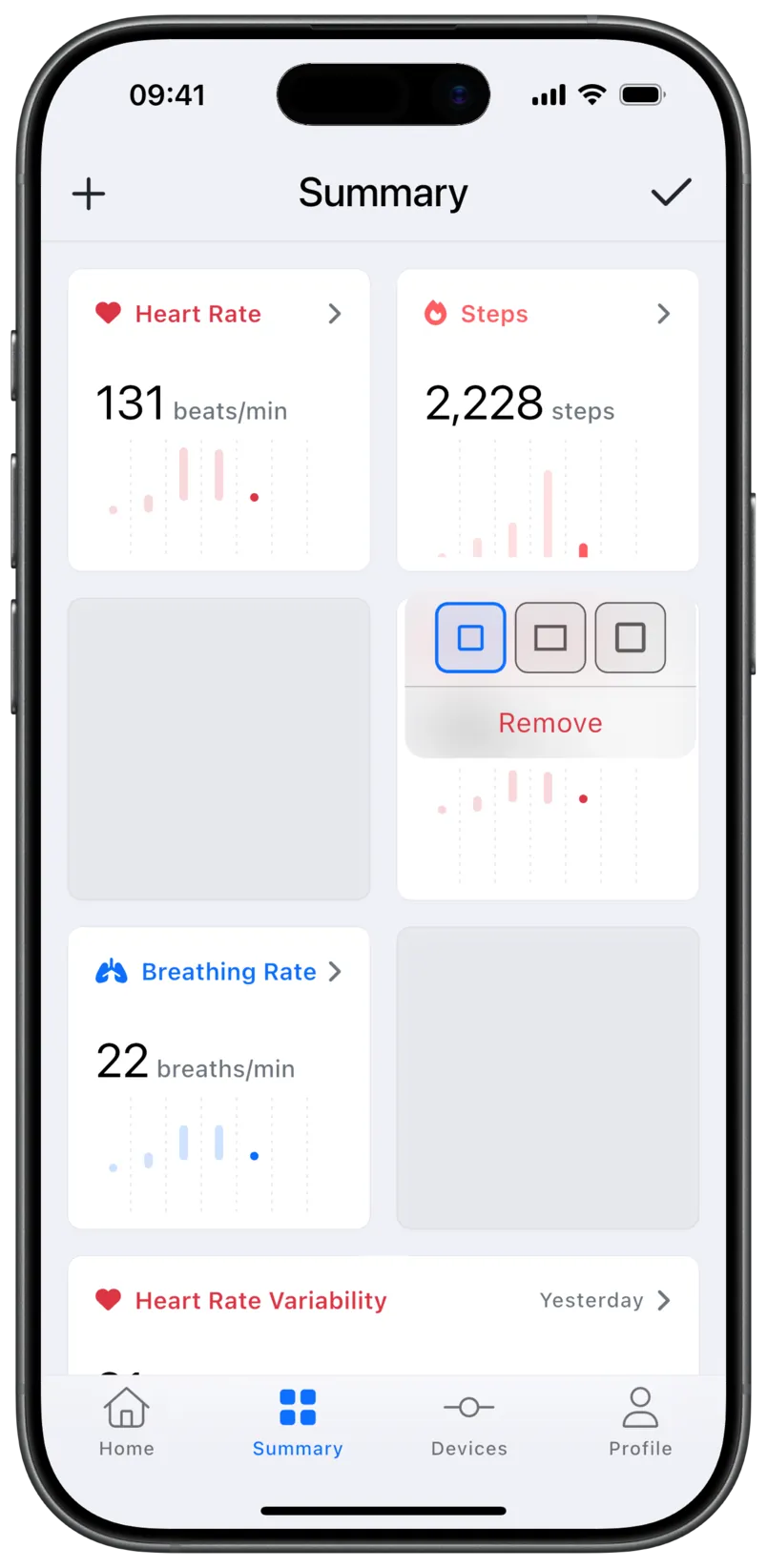 Reorganizing the Aidlab app dashboard